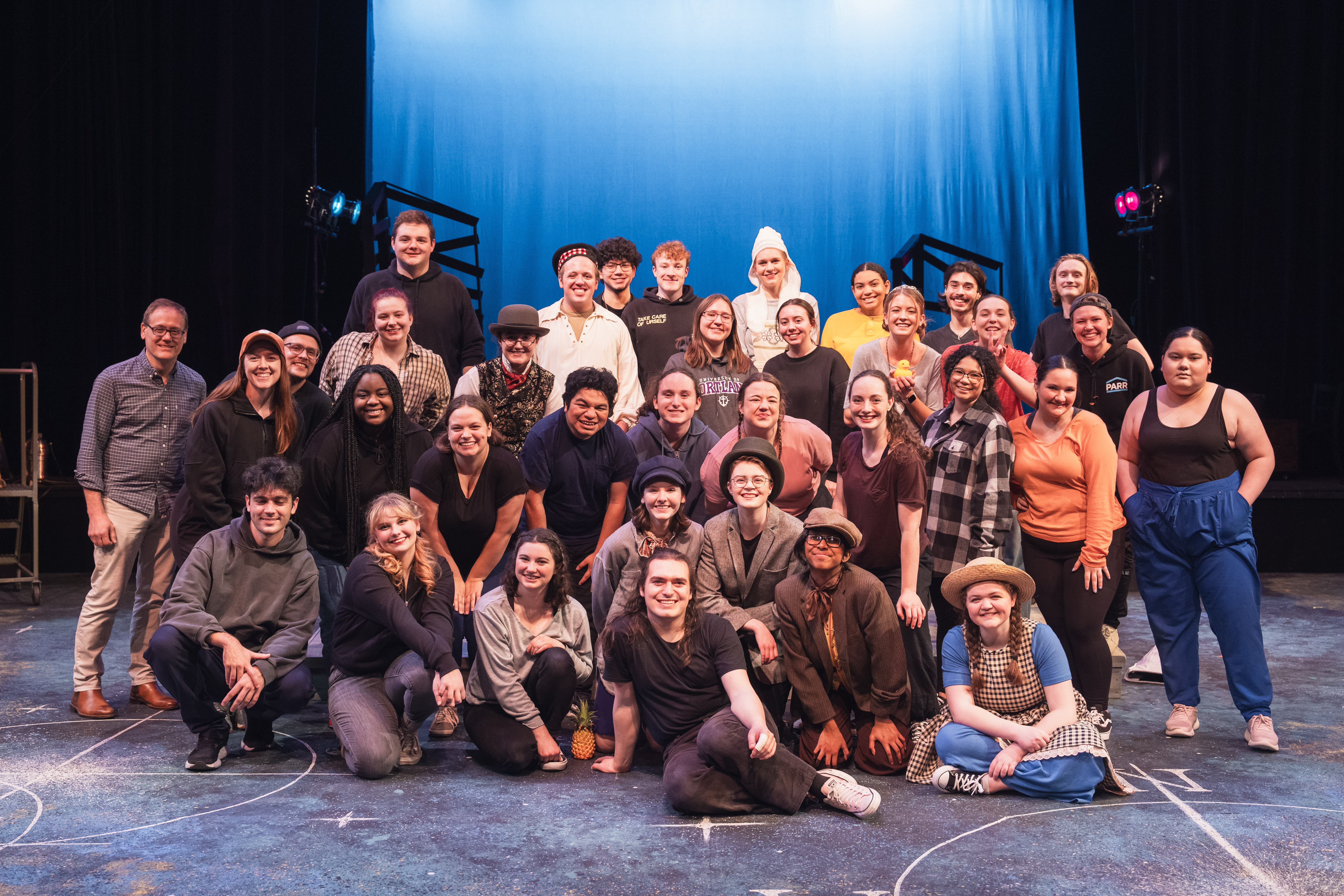 The cast and crew of Peter and the Starcatcher