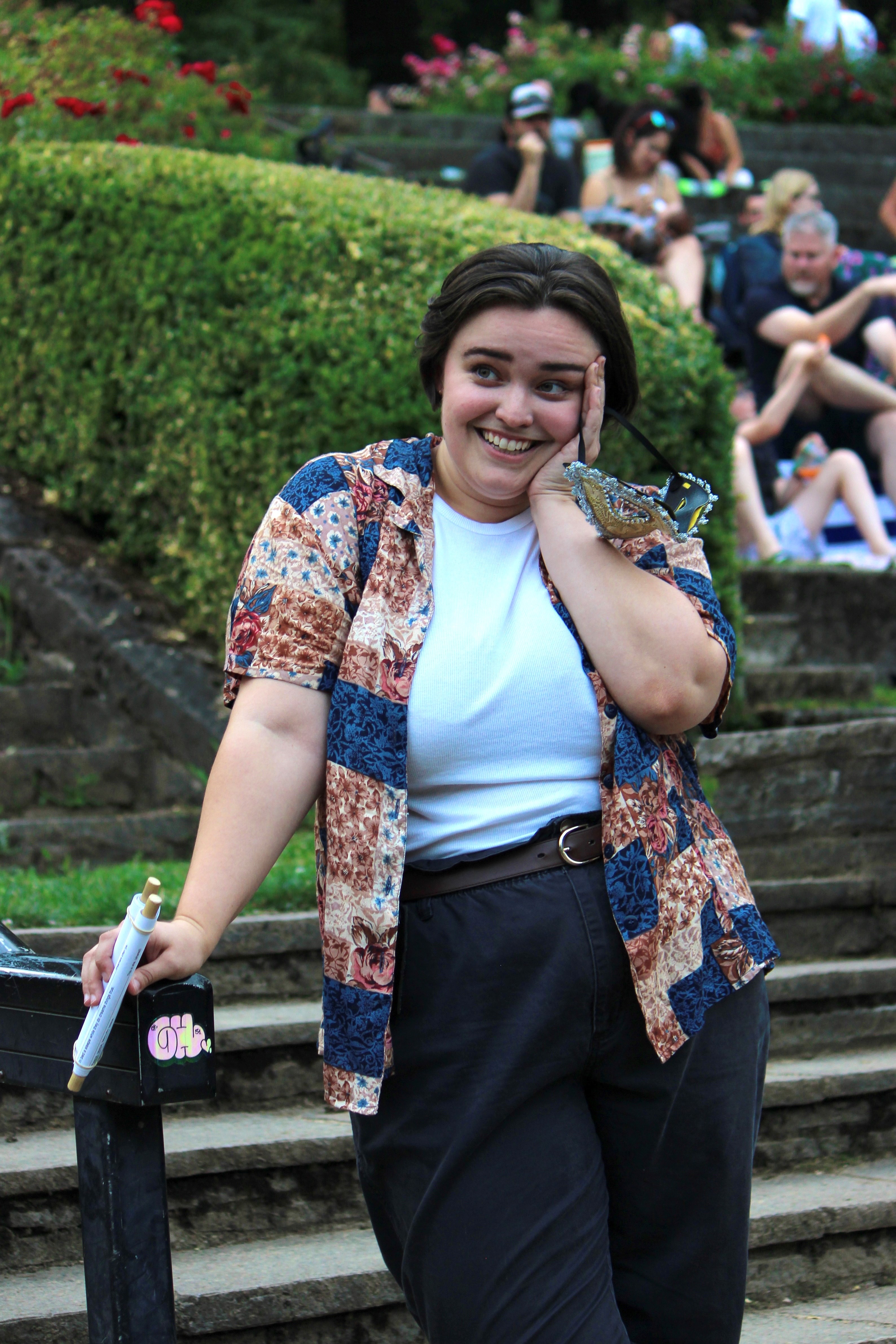 Emmy Duckart, a white person smiling to camera