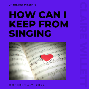 sheet music with a heart on a purple background with the title How Can I Keep From singing above