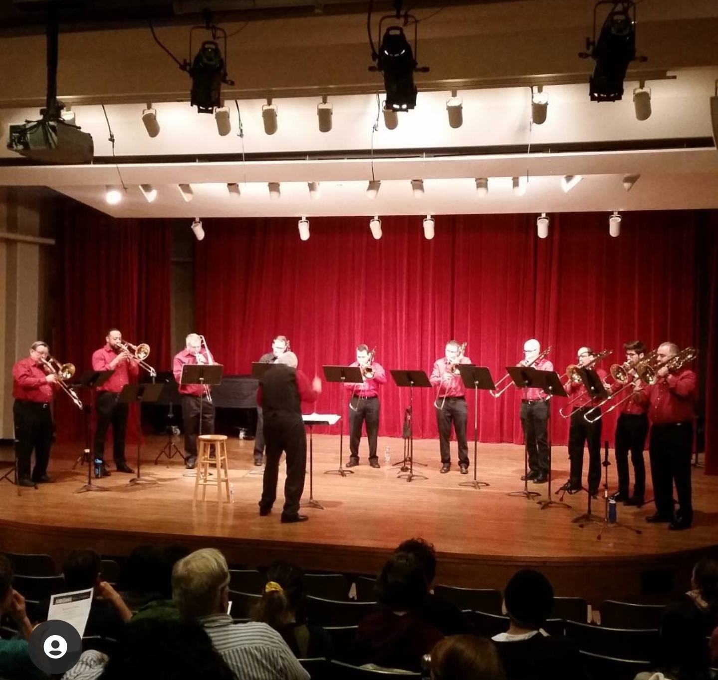 ensemble performing in the recital hall