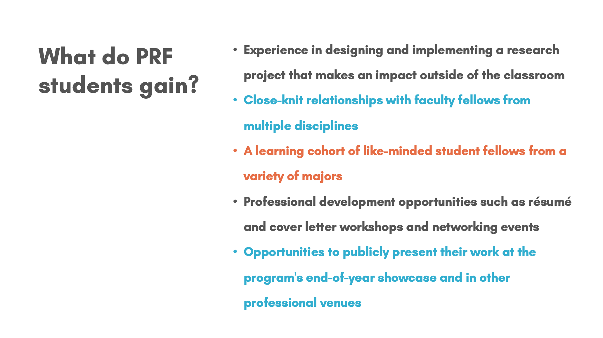 Why PRF? slide 3 of 21