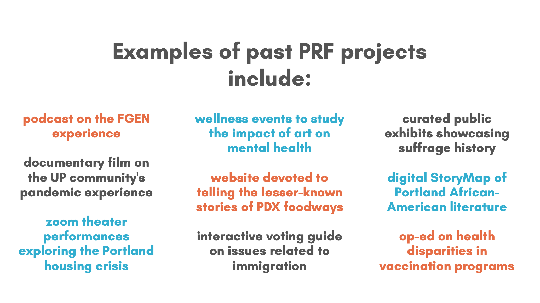 Why PRF? slide 4 of 21