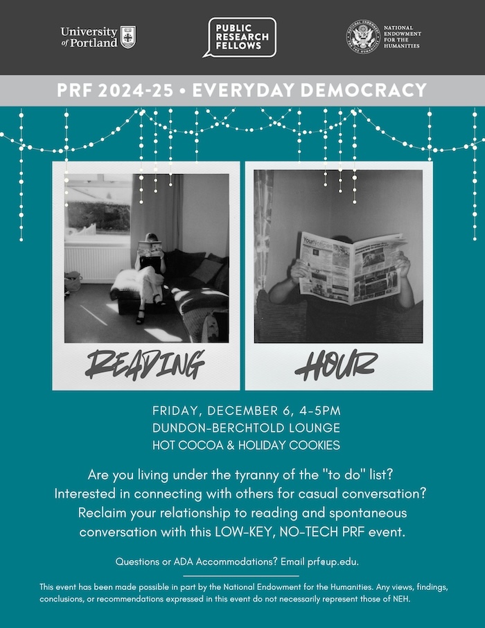 reading hour flyer. 
