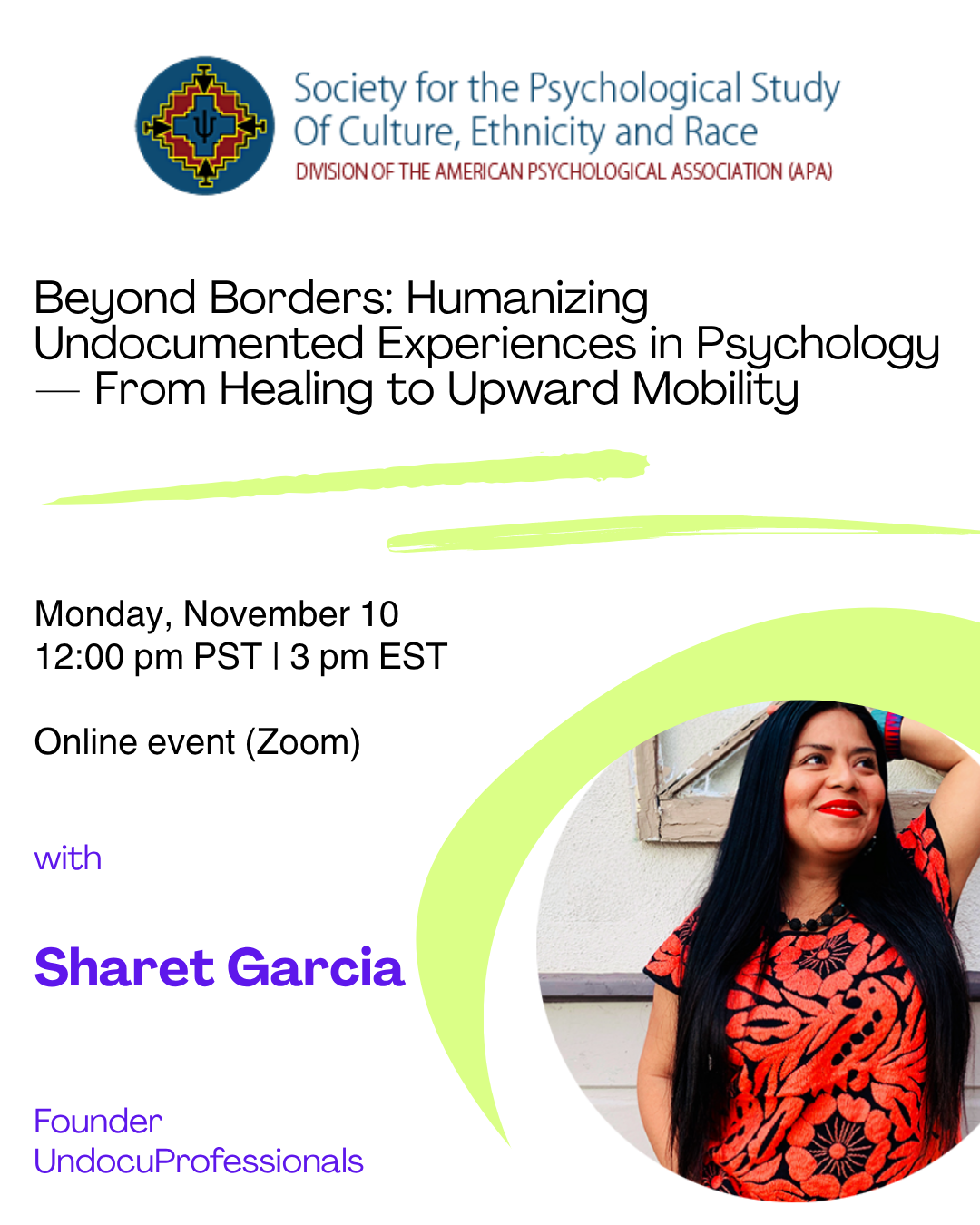 Beyond Borders: Humanizing Undocumented Experiences in Psychology - from Healing to Upward Mobility
